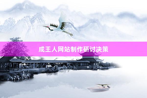 成王人网站制作研讨决策